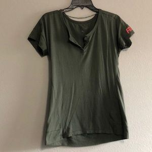 Olive Green Fox Racing Shirt